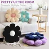 Coussin/oreiller décoratif mignon marguerite fleur jouet plante poupée en peluche pour enfants filles cadeaux extensible doux canapé coussin Tatami oreillers de sol maison