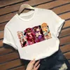 Męskie koszulki T-koszulki Anime toaleta Hanako-kun moda unisex T-shirty Harajuku tee okrągła szyja krótkie topy streetwearu letnie topy streetwearne
