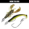 Fishing Hooks Spinpoler Bullet Jig Head Fishing Hook 3.5g 5g 7g 10g Offset Worm Fishhook For Texas Rigs Fishing Swing Jig Tackle Accessories P230317