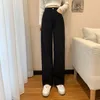 Dżinsowe dżinsy proste nogę dla kobiet w talii dżinsowe spodnie mama Jean Baggy Pants Casual Comfort Oversize 230324