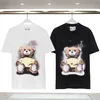 T-shirt da uomo di lusso di stilisti di moda da donna in cotone e orso t-shirt a maniche corte e girocollo t-shirt da donna streetwear