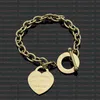 Nuevo conjunto de corazón de lujo, collar clásico para mujer, pulsera, 925 eslabones para niñas, regalo de amor para el Día de San Valentín, joyería al por mayor al por menor con caja