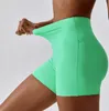 Shorts actifs couleurs bonbon Yoga sport doux vêtements de gymnastique Leggings courts femmes tenues d'entraînement Fitness collants de course