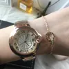 Para zegarki klasyczne trzyczęściowe zestaw wysokiej jakości zegarków dla chłopaka jako prezent dla dziewczyny Preferowane tytanowe stalowe bransoletka Pierścień luksusowy zegarek