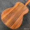 Custom OM Body Ebony Fingerboard Abalone Guitare Acoustique Reliure