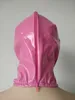 Acessórios de fantasia Halloween máscaras rosa Cosplay Trajes PVC Faux Leather Máscara Olhos abertos e boca Adulta Unissex Zentai Fantasmas Acessórios para festas