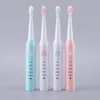 Electric Toothbrush USB Charging Rechargeable Sonic Tooth Brush Waterproof Tooth Cleaner Teeth Whitener With 4Pcs Replacement Head DHL Free