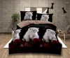 Ensembles de literie Linge de lit Tigre Set Couette Imprimé Western Housse de couette Taie d'oreiller Animal King