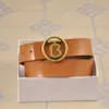 Cintura classica da uomo di moda Cintura di lusso in tinta unita Lettera Fibbia liscia Cinture casual Larghezza 3,8 cm Cintura da donna in pelle bovina di alta qualità all'ingrosso