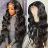Ny front spets peruk sydafrikanska peruk kvinnors långa lockiga hår Big Wave Wig230323