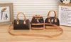 TRIO MINI ICONES 3 in 1 Shouder Bag M81081 Drie iconische zakken Nano Speedy Alma Noe Designer Dames Handtas Luxurys Bruine Flower Monogrammen Crossbody Portemonnee Dhgate