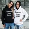 Women's Hoodies Custom Your Logo Men/Women Customize Any Design Style Print Sweatshirt Hooded Autumn Spring Streetwear Hoody Hoodie