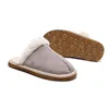 laine de créateur pantoufles hiver chaussons diapositives neige mocassins éraflures en caoutchouc peluche intérieur classique antidérapant hommes femmes sport baskets baskets chaussure