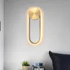 Wall Lamps Modern Led Light 49cm Bathroom Lamp Sconce For Living Room Bedroom Bedside Mirror Copper BL