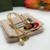 Neue Designer-Halskette und Armband-Choker für Unisex-Buchstabenarmbänder, Goldkette, hochwertige Edelstahl-Charm-Halsketten GN-034