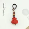 キーチェーン1PCファッションCinnabar Jade Pixiu Pendant Necklace Jeweller