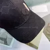2023 Haftowa kapelusz luksus designerczy mężczyźni kubek kamic mody alfabet baseball kapelusz mężczyzna kapelusz swobodny czarny kapelusz regulowany