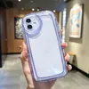 Koreanische Hüllen Süße Candy Color Wavey The Soap Handyhülle für iPhone 15 14 13 12 11 Pro Max Schlicht glänzend oval stoßfest Soft Cover Funda