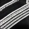 Maglieria femminile tee originale retrò geometrica a strisce di alta qualità mohair lusso con cappuccio cardigan famoso maglione di marca maglione 230324 230324