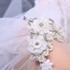 Copricapo da sposa Mantello da sposa fatto a mano da sposa lungo avvolge strass fiori perline decorato DropShip