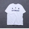 Men's T-Shirts Mens TShirts summer IAB Studio Letter Print Korean cotton Loose Versatile Male Couple Round Neck Short Sleeve men TShirt Top Men Streetwear L2402