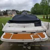 2006-2008 Chaparral 220 SSI Swim Platform Boat Eva Foam Teak Deck Golv Pad Mat Mat Self Backing Ahesive Seadek GatorStep Style Floor