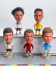 Objets décoratifs Figurines Soccerwe 7cm Hauteur Football Mini Poupées Joueur de Bande Dessinée Chiffres Action Mobile Cadeau De Noël 230324