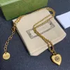 Collier pendentif en cuivre en cuivre en laiton 18K