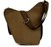 Marsupi s KAUKKO Marca Retro Vintage Canvas Bag Travel Uomo Messenger Bag Uomo Crossbody Borse a tracolla per uomo 230324