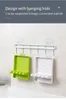 New Spoon Mat Cooking Utensils Kitchen Spatula Rack Chopsticks Lid Storage Mat Multi-Functional Plastic Wall Mounted Shelf