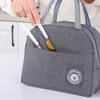 점심 가방 알루미늄 호일 단열 가방 휴대용 두꺼운 간단한 점심 가방 세련된 도시락 가방