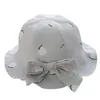 Chapeaux à large bord enfants bébé seau chapeau 2023 printemps été arc fruits imprimé soleil princesse Protection crème solaire casquette pêcheur