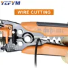 Wire Stripper-tång 0,25-6 mm/10-24Awg Ye-1 kabelskärare Praktisk elektrisk automatisk multifunktionell reparation Crimping Tools