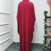 Etnische kleding Eid Hooded Muslim Women hijabs Dess Gebed Gedelement Ramadan Kleding Hajab Volledige omslag Niqab Islam Dubai Mode Robe 230324