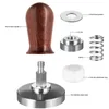 Tampers calibrés pression de bourrage 51mm 53mm 58mm pour café et expresso tapis poudre marteau bourreurs Portafilter café tasse à lait 230324