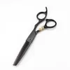 Hair Scissors professional JP 440c steel 6 '' Bearing tiger hair scissors haircut thinning barber makas cutting shears hairdressing 230325