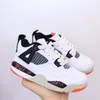 kids Jumpman 4 4sShoes university blue sail fire red pink what the royalty bred hot lava pure money fashion PS infants design sneakers