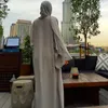 Etnische kleding Abaya Kimono Kaftan Dubai Islam Moslim hijab -jurk Abayas Caftan Marocain Qatar Oman Turkije Kleding voor vrouwen gewaad Femme 230325