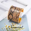 Armreif Mode Einfache Leopardenmuster Armband Damen Schlangenleder Schmuck Armreifen Für Frauen Zubehör