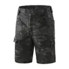 Shorts masculinos shorts táticos militares homens calças de carga resistente a desgaste à prova d'água shorts de verão masculino calcário de multi-bockets rápido S-6xl 230325