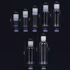 Storage Bottles & Jars 50Pcs 5/10/20/30/50/60/100ml Plastic PET Clear Flip Lid Lotion Liquid Refillable Vials Shampoo For Travel Conta