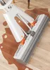 Mops Collodion Mop Foldable Water Free Hand Washing Squeeze Cotton Head Replace Home Tiles Wood Household Cleaning Wringer Mopping 230324