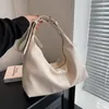 Sacs de soirée grande capacité Shopper sac femmes couleur unie messager pour filles marque concepteur sac à main 2023 fourre-tout épaule