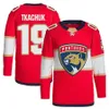 CUSTOM CUSTOM Florida 19 Matthew Tkachuk Panthers Trikot Aleksander Barkov Aaron Ekblad Sergei Bobrovsky Spencer Knight Maxim Mamin Ryan Lom