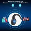 Open Ear Headphones Air Conduction Bluetooth Headset Wireless Ear phones Stereow Noise Canceling Boom Micro phone 10Hrs Play time Lightand Com for table