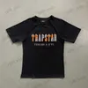 T230325men's T-shirts Men's T-skjortor män kvinnor Trapstar T-shirts Summer Outfit Orange Grey Thandduk