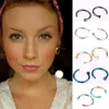 Nose Rings Studs 1PCS Fake Piercing Clip On Septum Earing Non Daith Earring Jewelry False Faux 230325