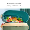 Förvaringslådor BINS HUSHUSHETSLAGNING KASSA MULTI-färg Dammtät babykläder Snacks storkapacitet Barn Toy Storage Box Multipurpose P230324