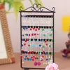 Jewelry Pouches 2023 48 Hole Earrings Ear Studs Display Rack Metal Holder Stand Showcase 295 160mm Cases For Women
