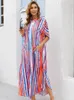 Copricostumi da bagno da donna Kaftan Beach Stampa SnakeSkin Costume da bagno Cover Up Kimono Plage Robe Femme Abito lungo Sarong wear 220325